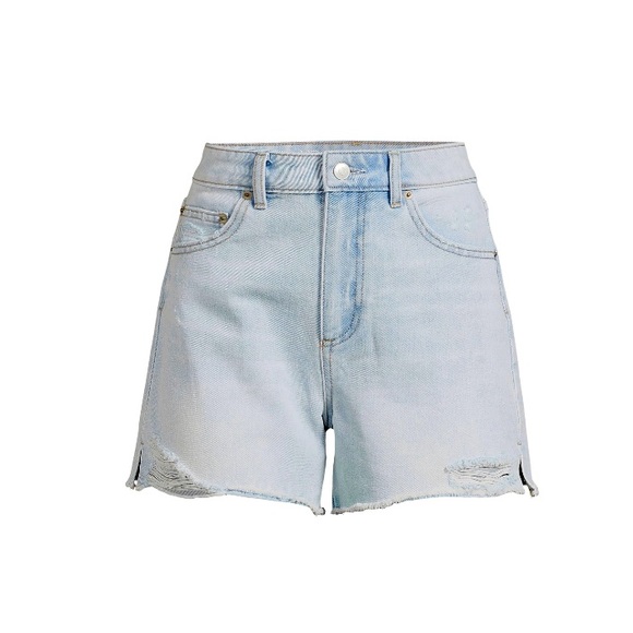 No Boundaries Juniors High Rise Denim Shorts Size 9 - Picture 2 of 4